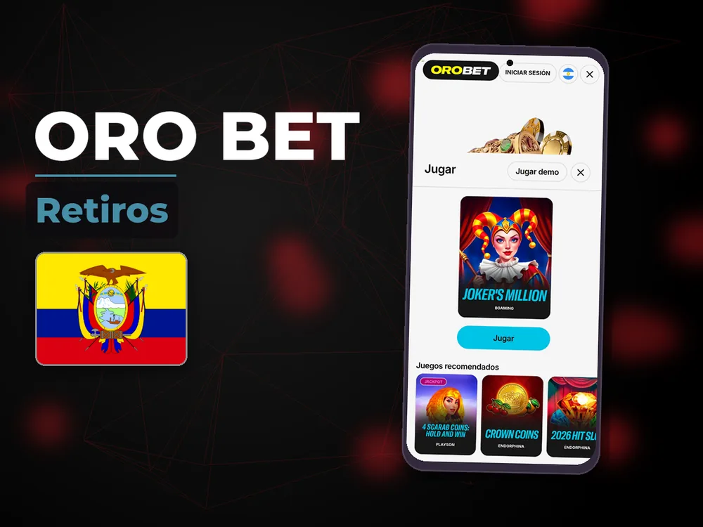 Oro Bet - Retiros