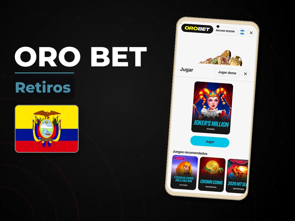 Oro Bet - Retiros