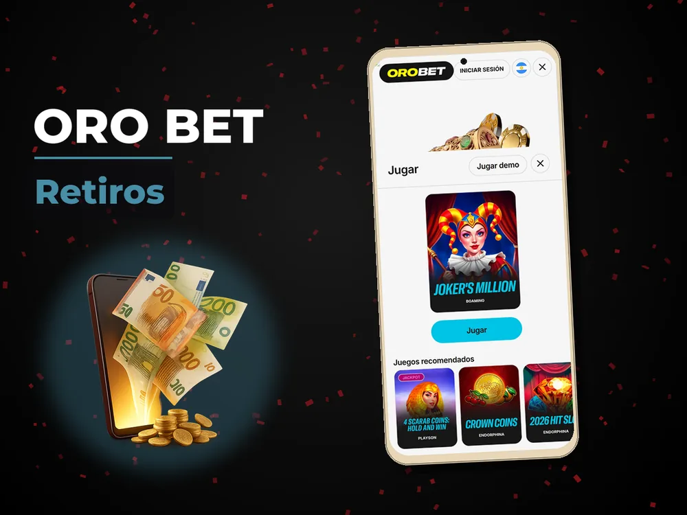 Oro Bet - Retiros