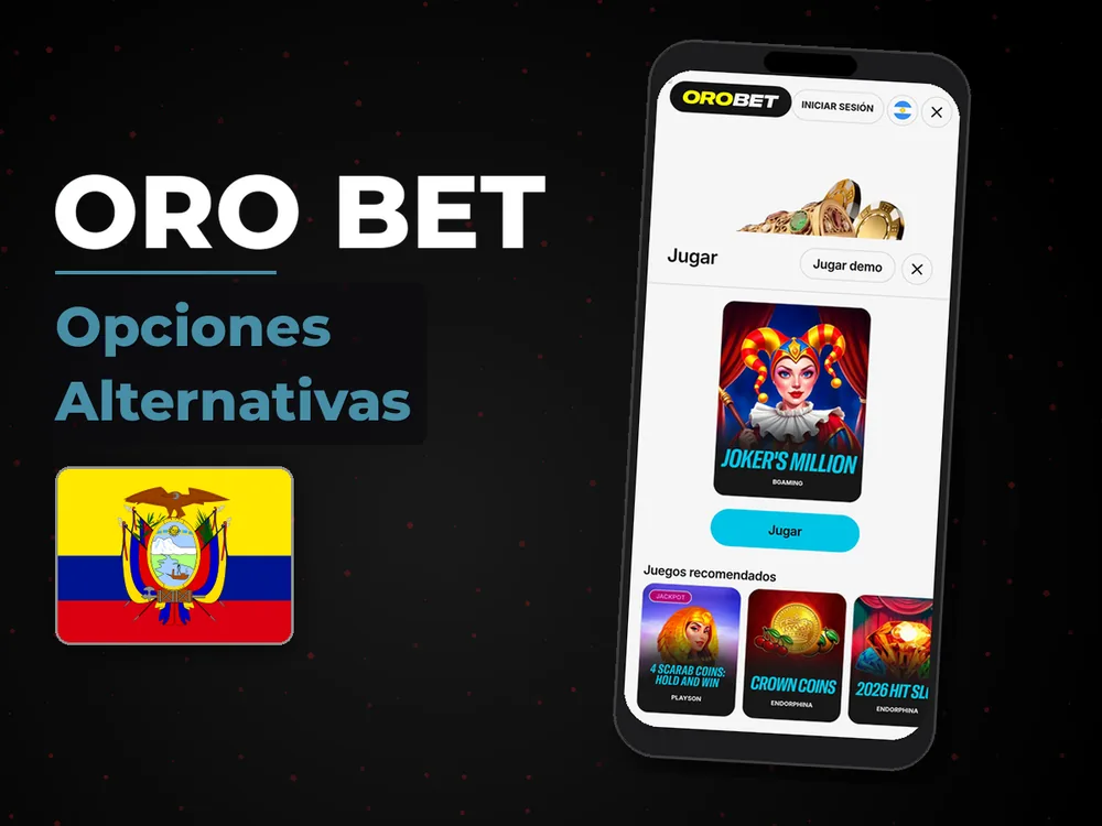 Oro Bet - Opciones Alternativas