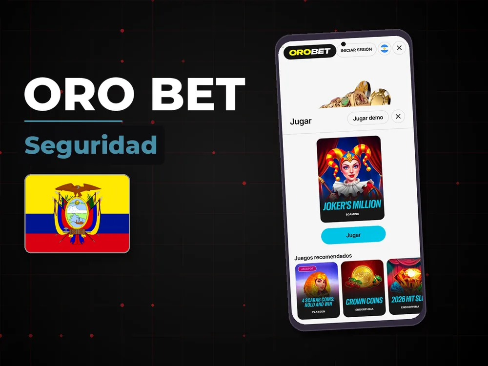 Oro Bet - Seguridad