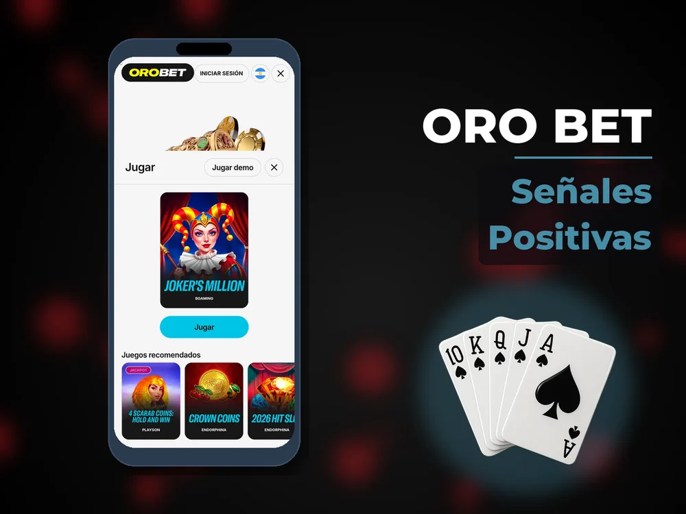 Oro Bet - Señales Positivas