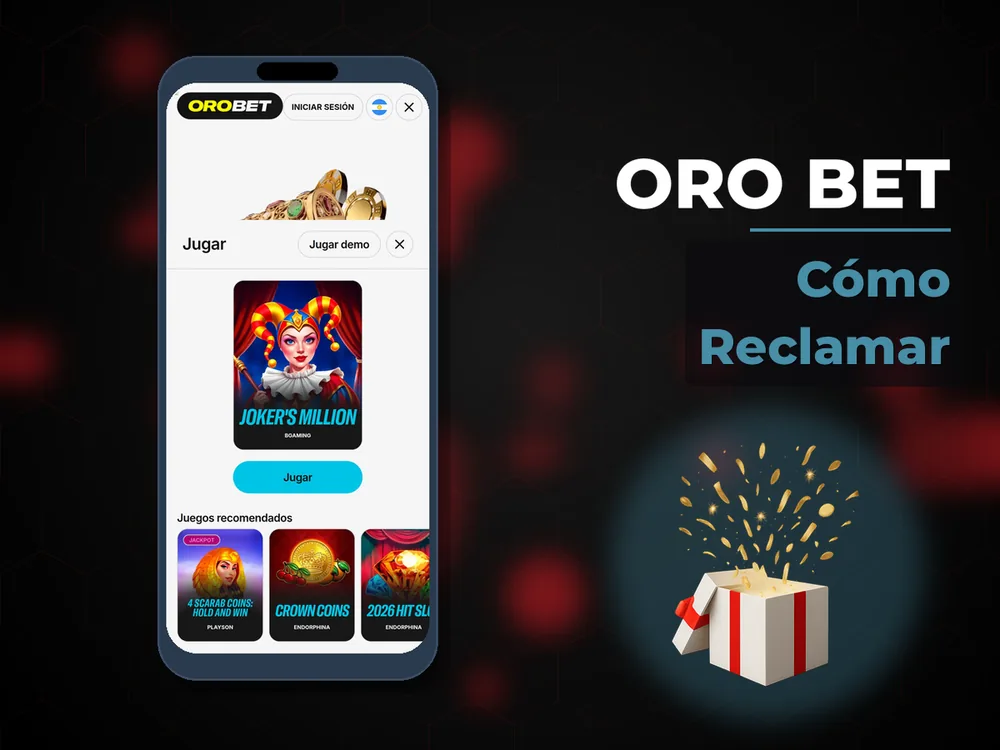 Oro Bet - Cómo Reclamar