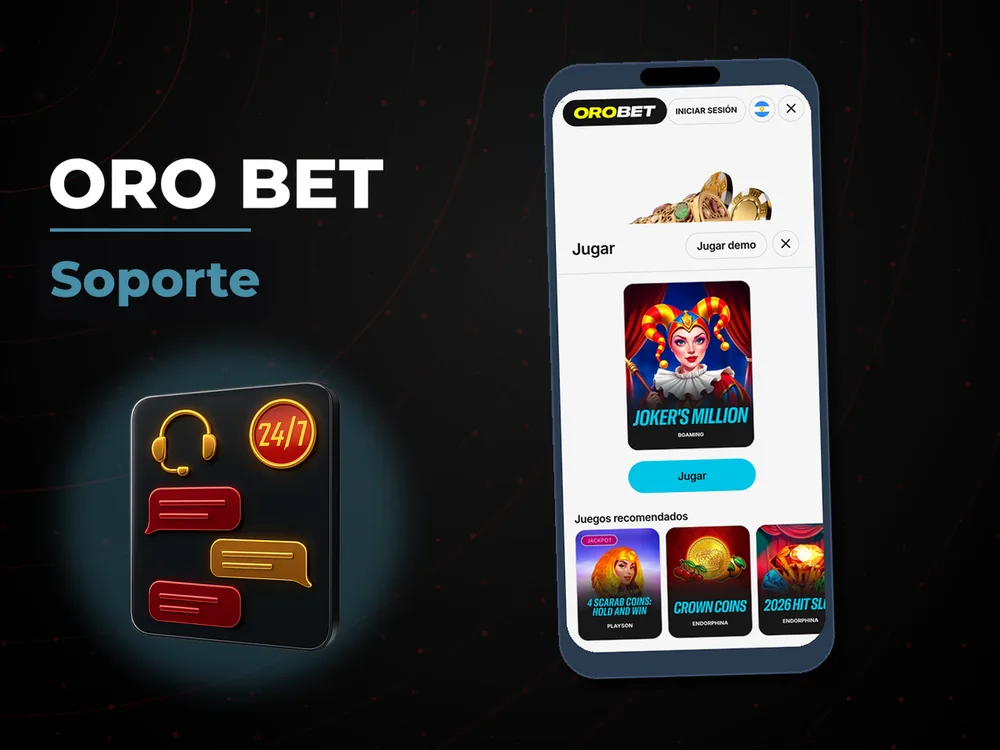 Oro Bet - Soporte