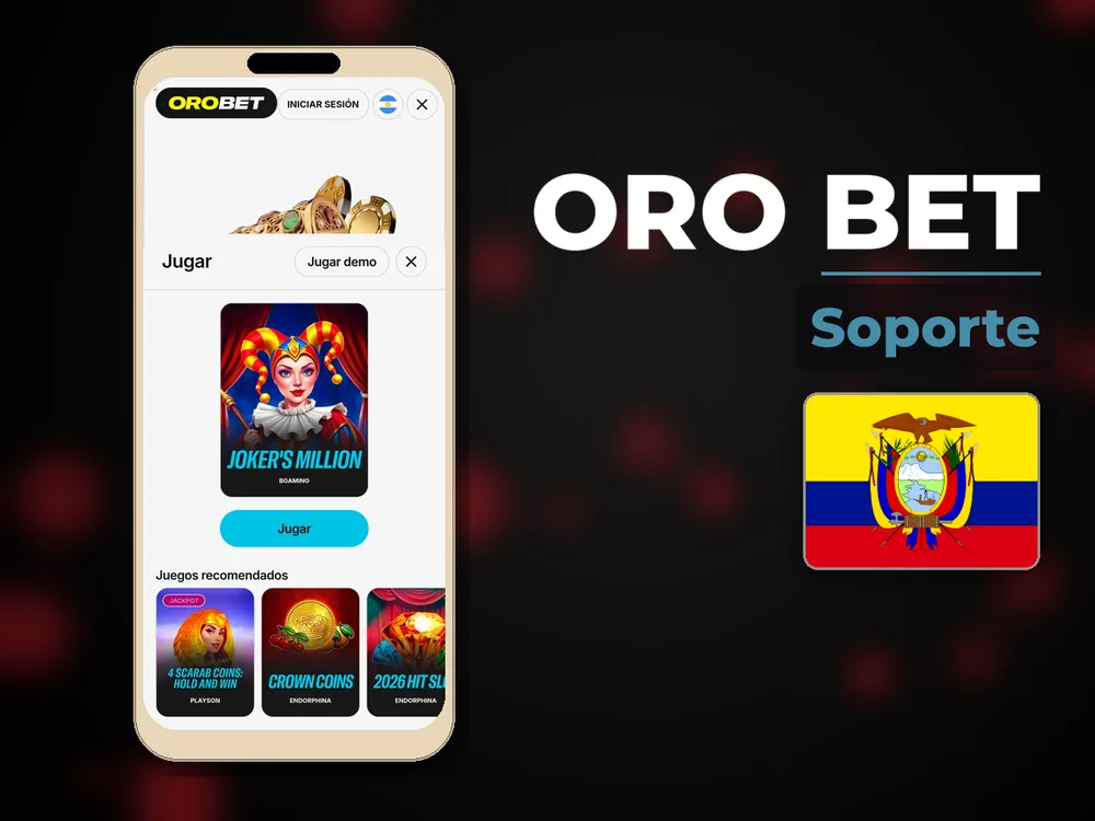 Oro Bet - Soporte