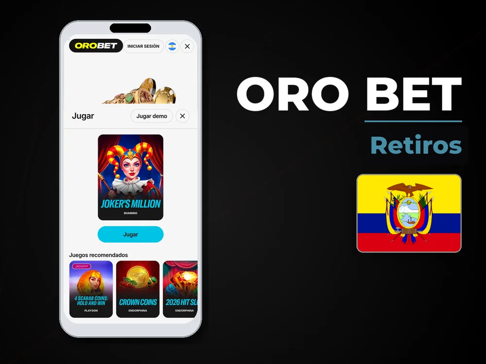 Oro Bet - Retiros